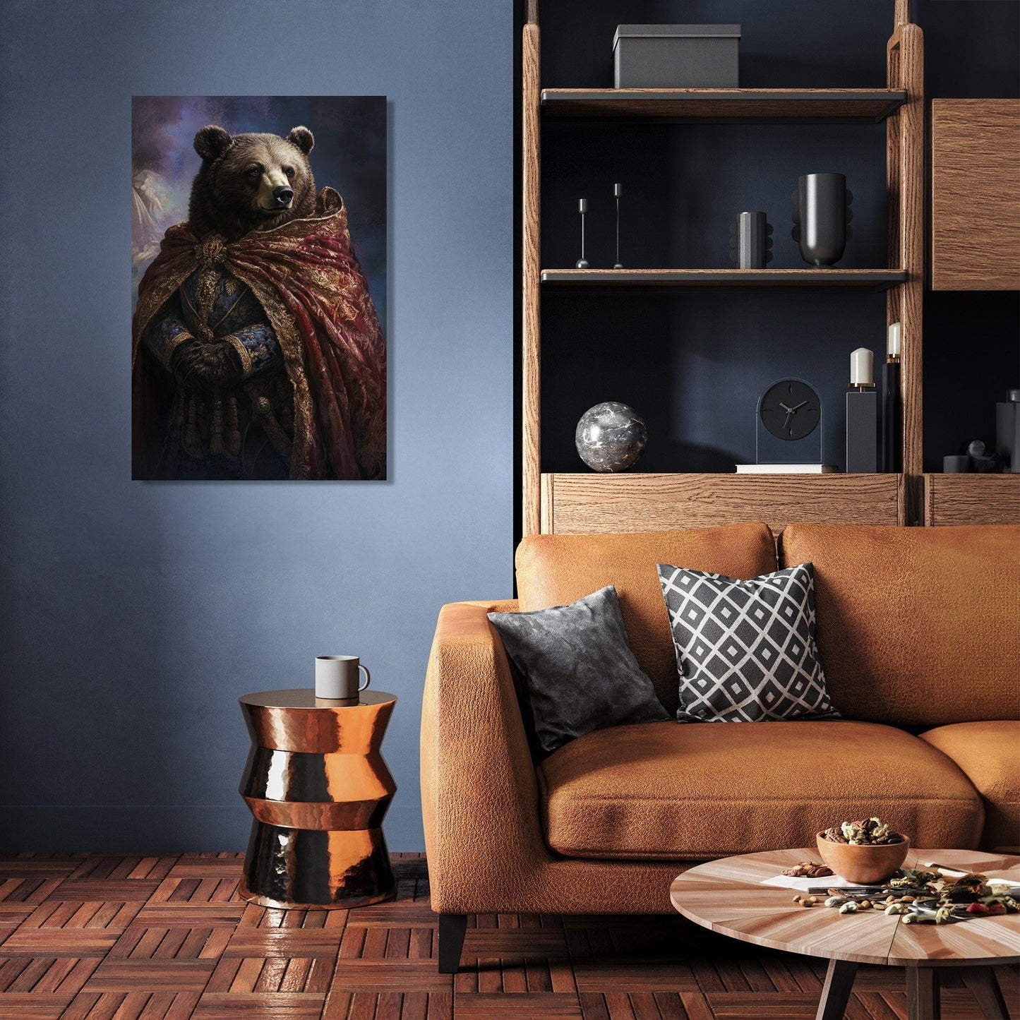 Majestic Monarch Bear Canvas