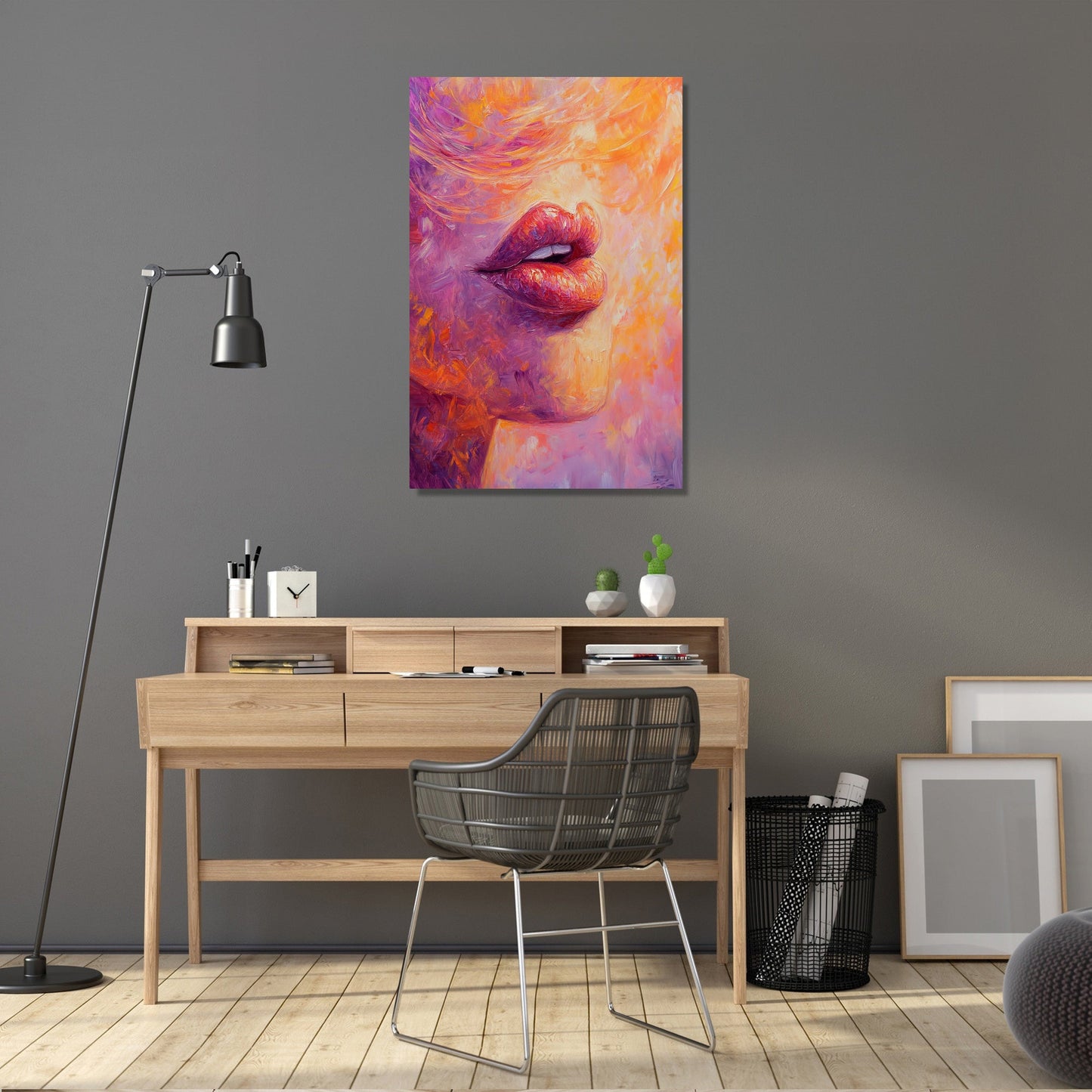 Passionate Lips Canvas