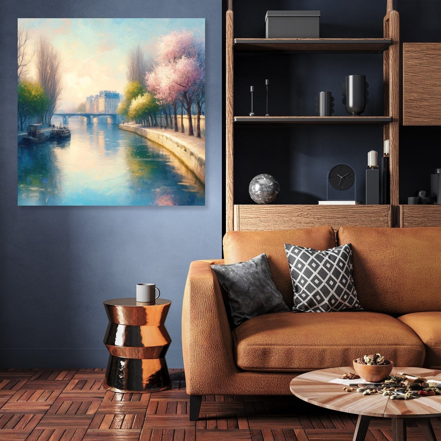 Eternal Elegance of Paris Seine Canvas