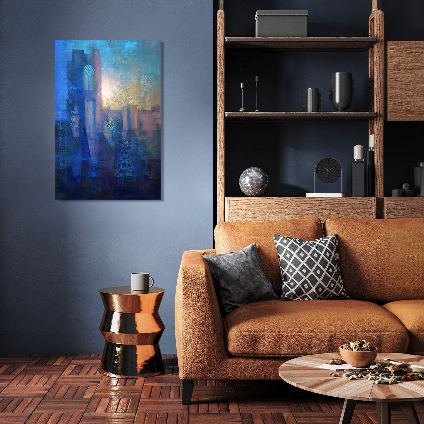 Richmond Castle Dawn Canvas