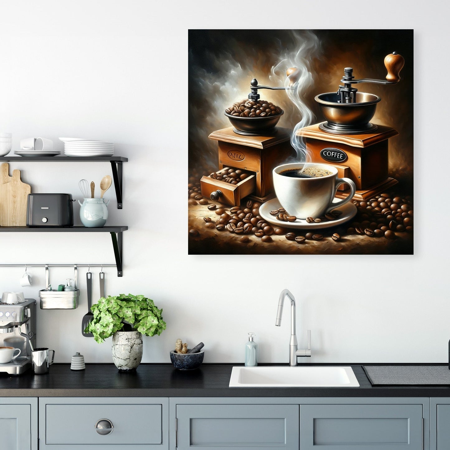 Morning Aroma Canvas