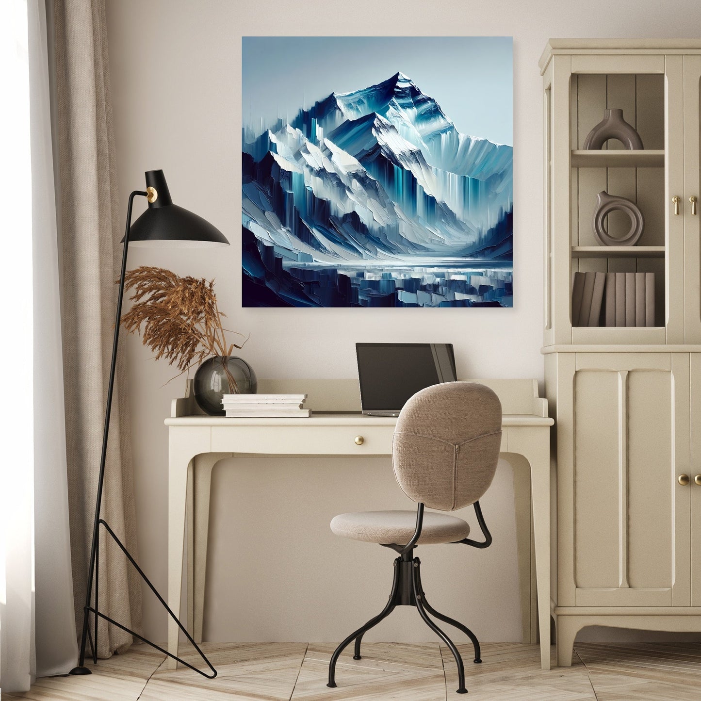 Everest Abstract Depths Canvas