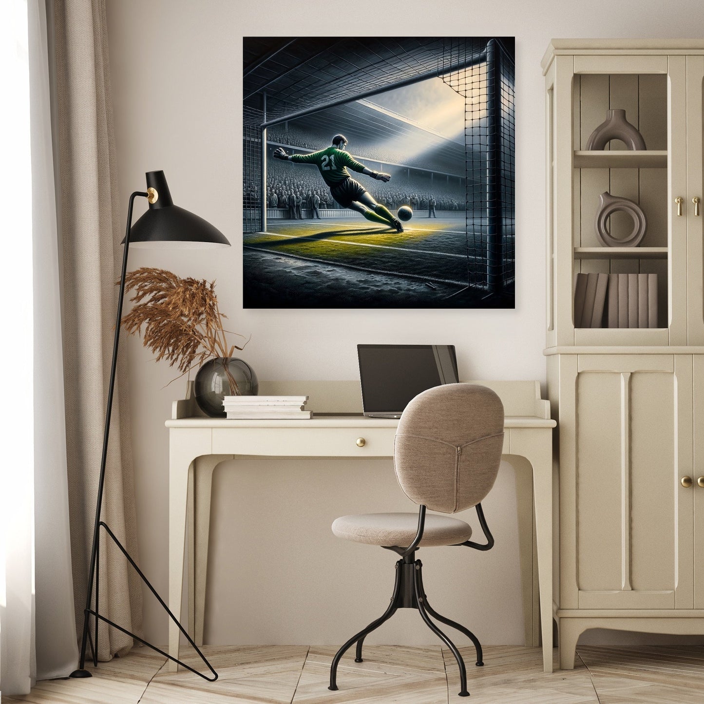 Goalkeeper's Moment Canvas