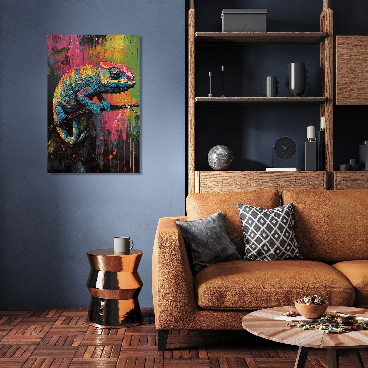 Chameleon Colour Dance Canvas