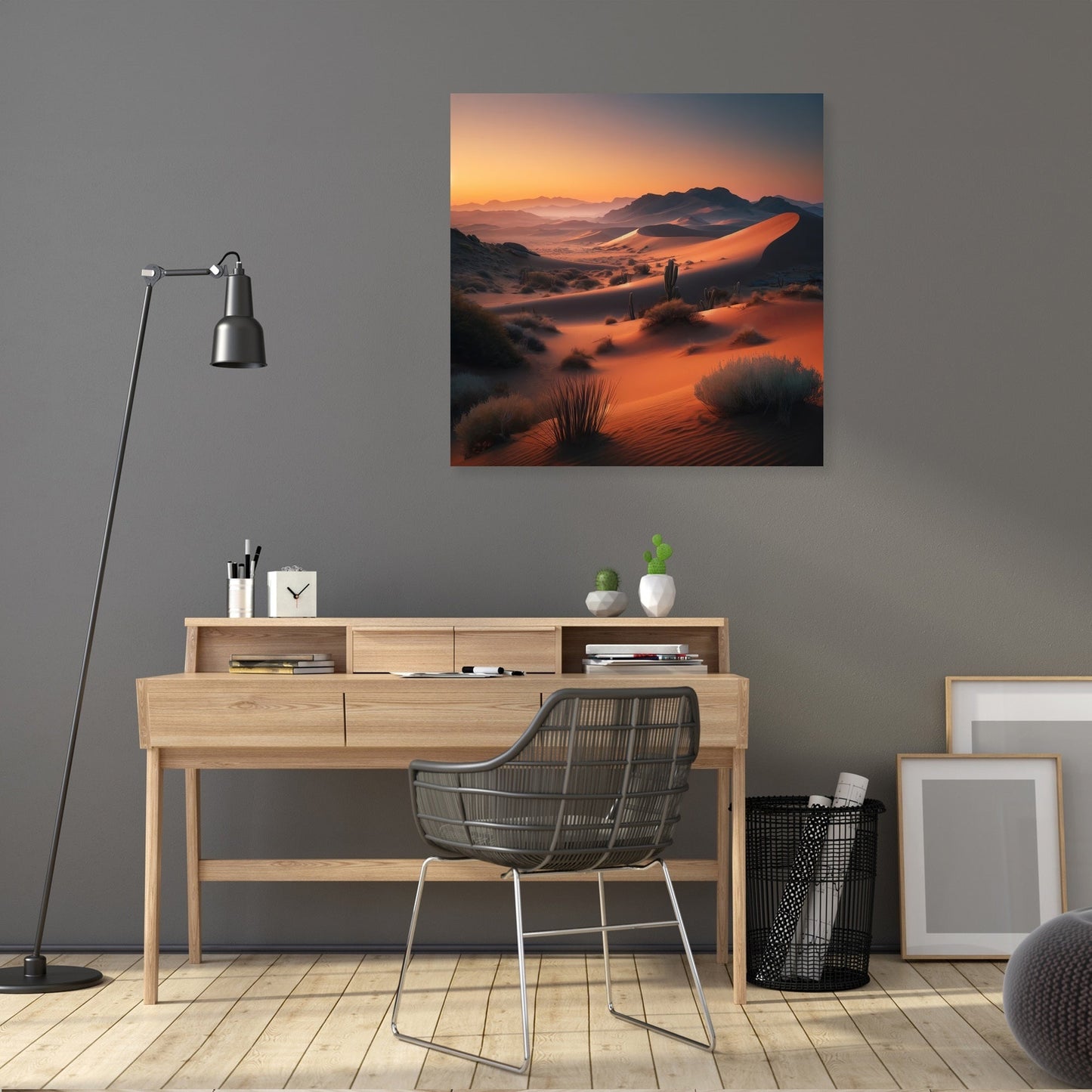 Dawn Desert Elegance Canvas