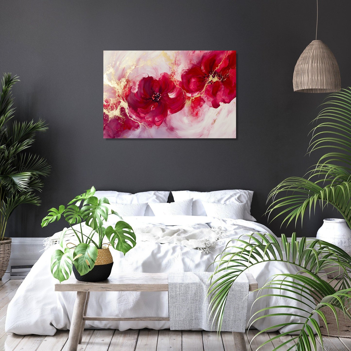 Abstract Love Canvas