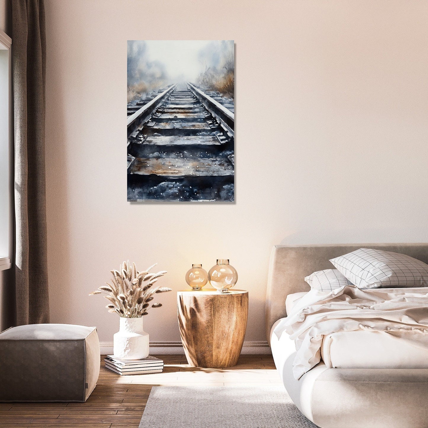Misty Rails Canvas