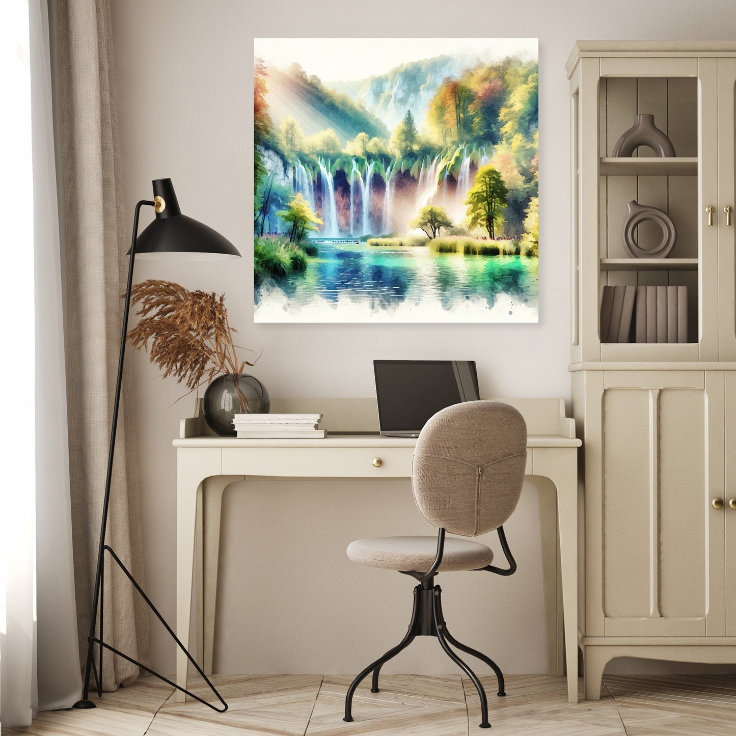 Plitvice Lakes Serenity Canvas