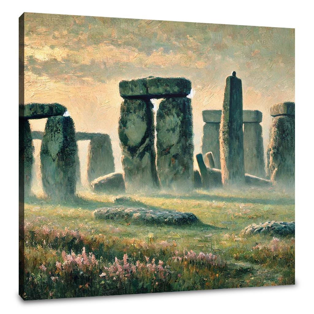 Stonehenge Dawn Canvas