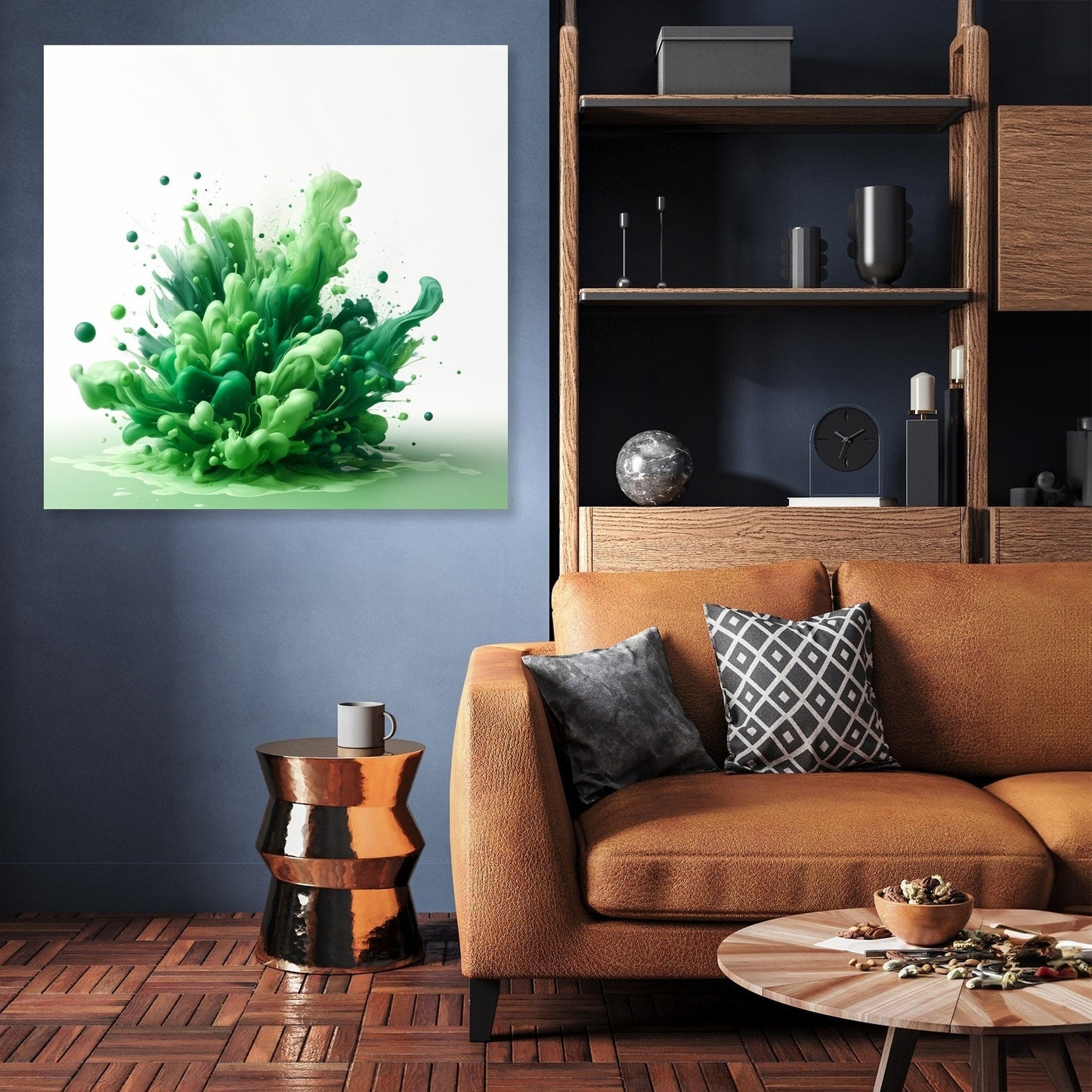 Green Tranquility Canvas