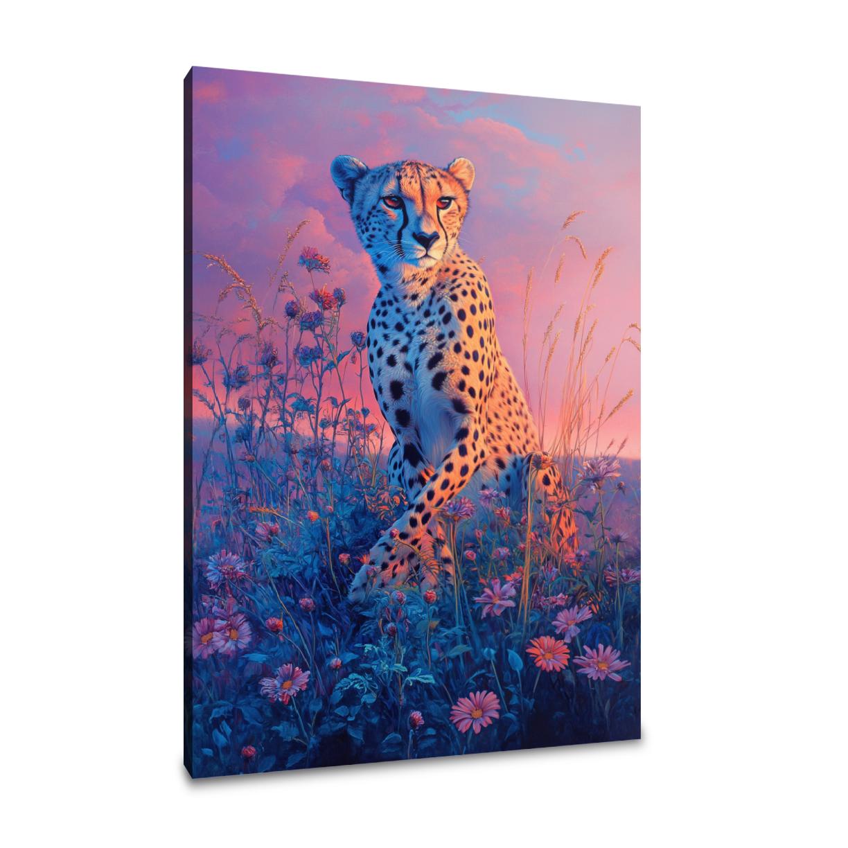 Cheetah Velocity Canvas