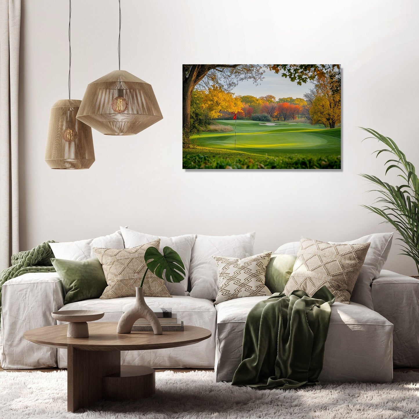 Golf Course Dawn Canvas