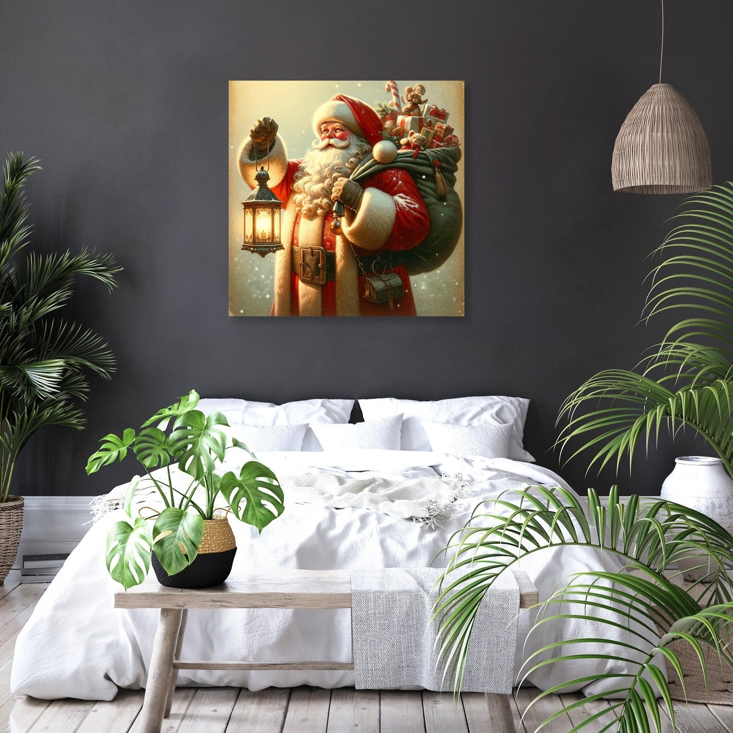 Vintage Holiday Cheer Canvas