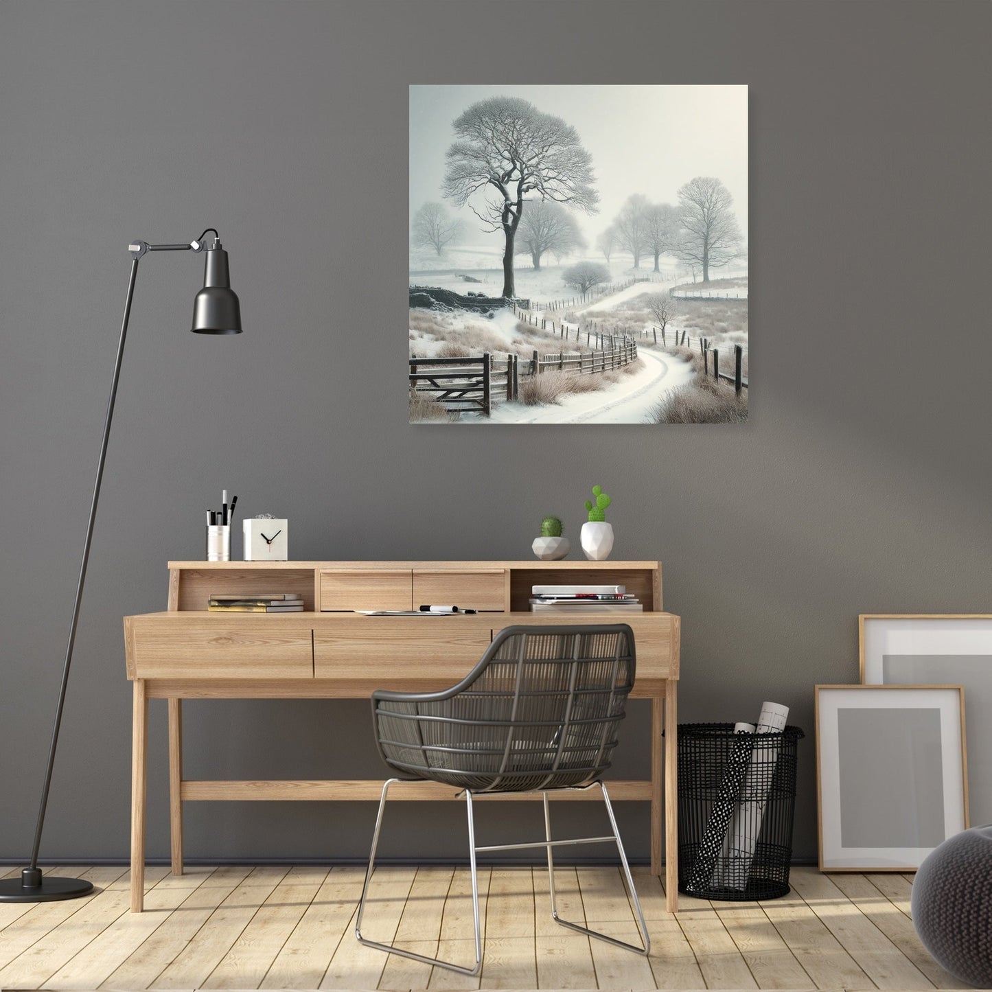 Winter Countryside Canvas