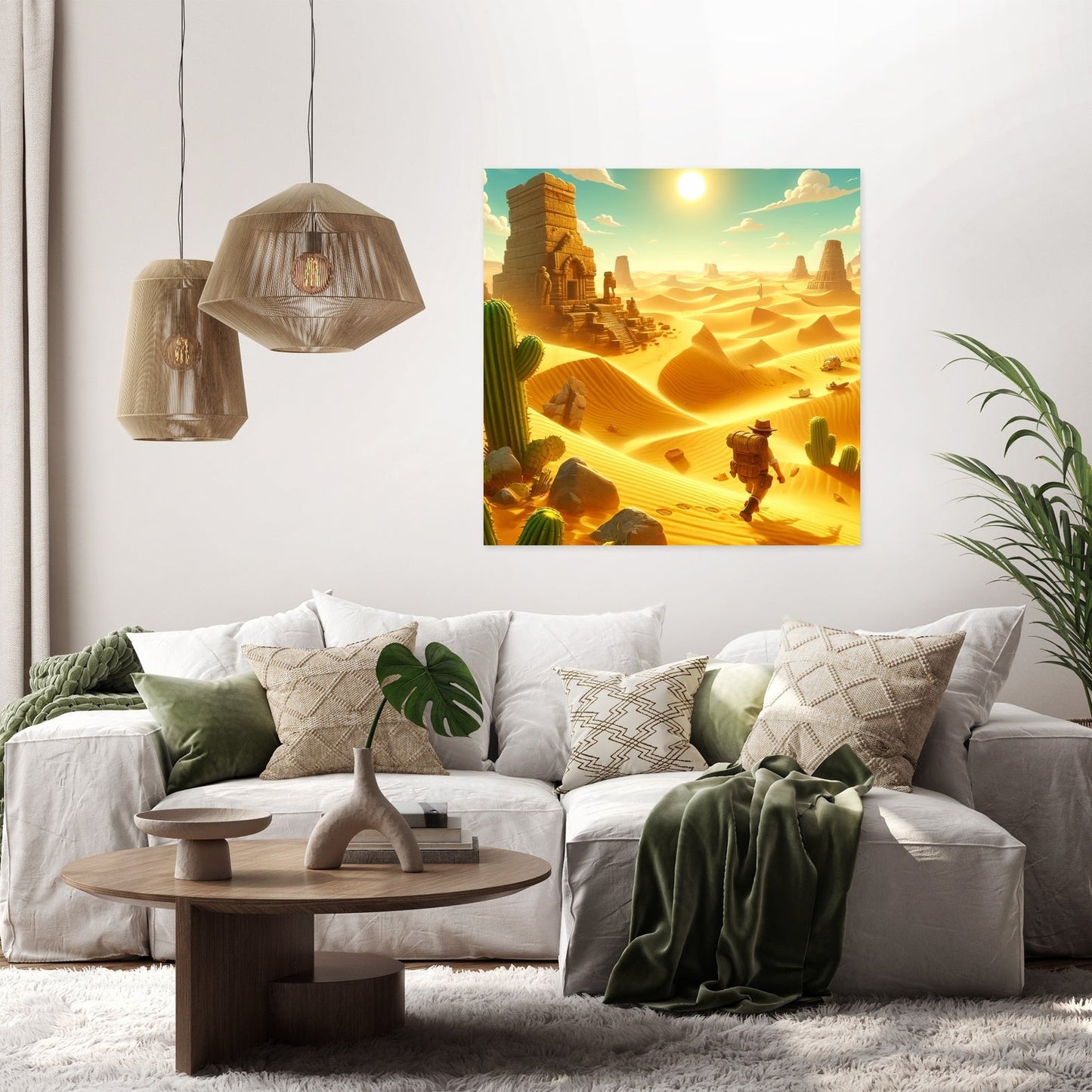 Desert Dune Adventure Canvas