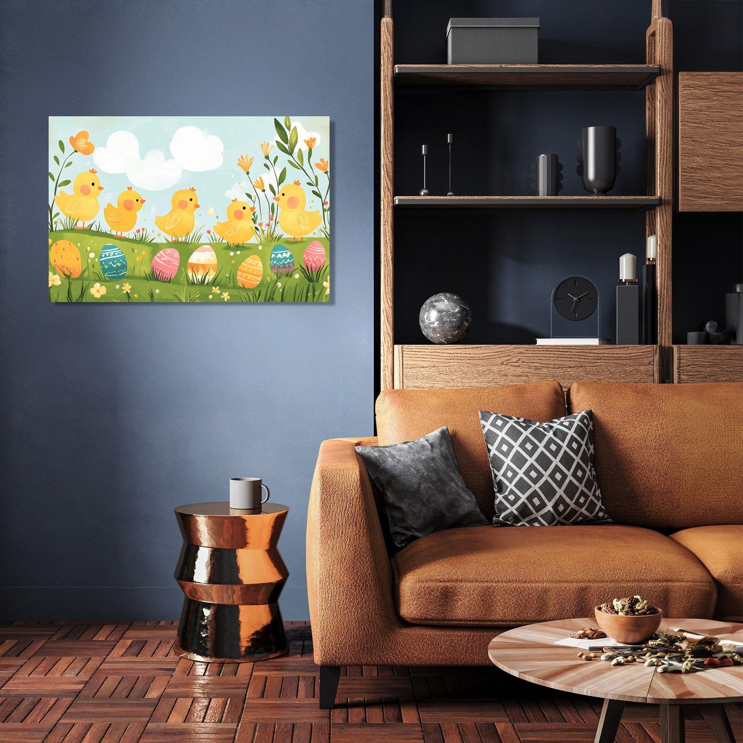 Chick Parade Meadow Canvas
