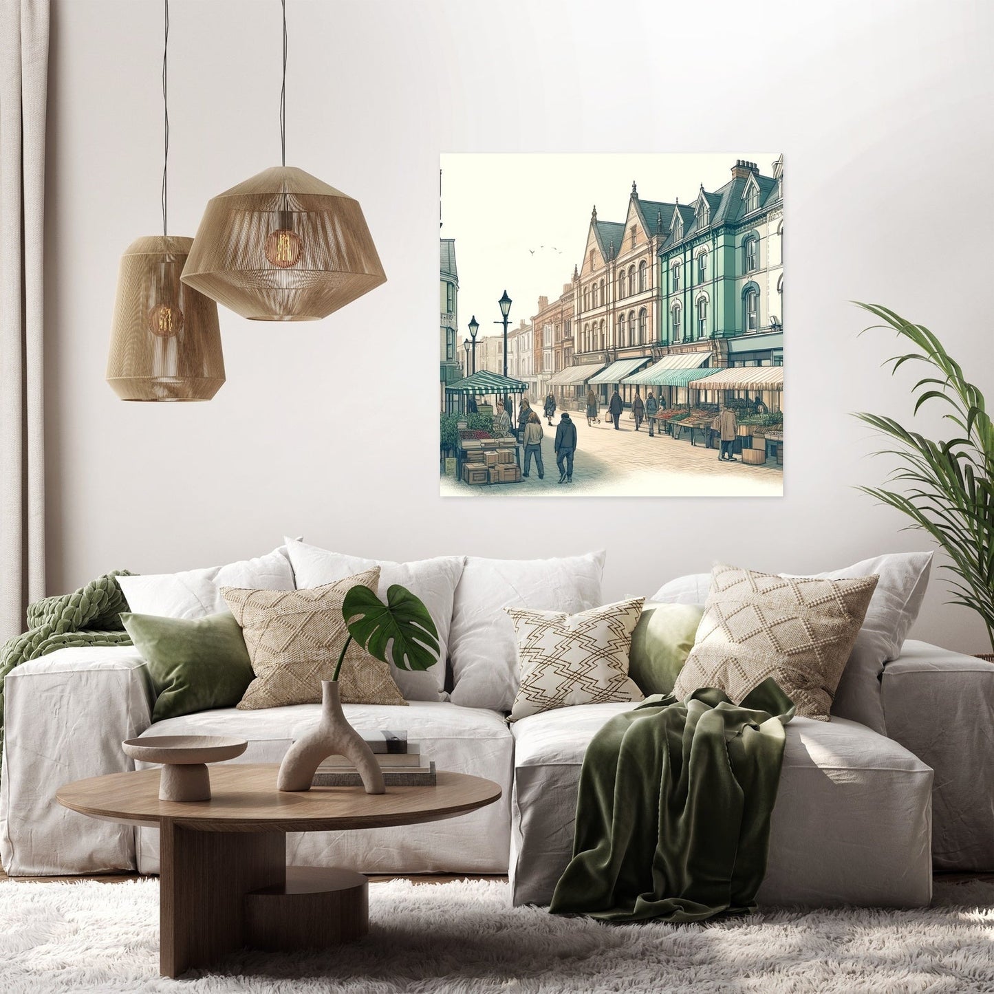 High Street Leicester Canvas