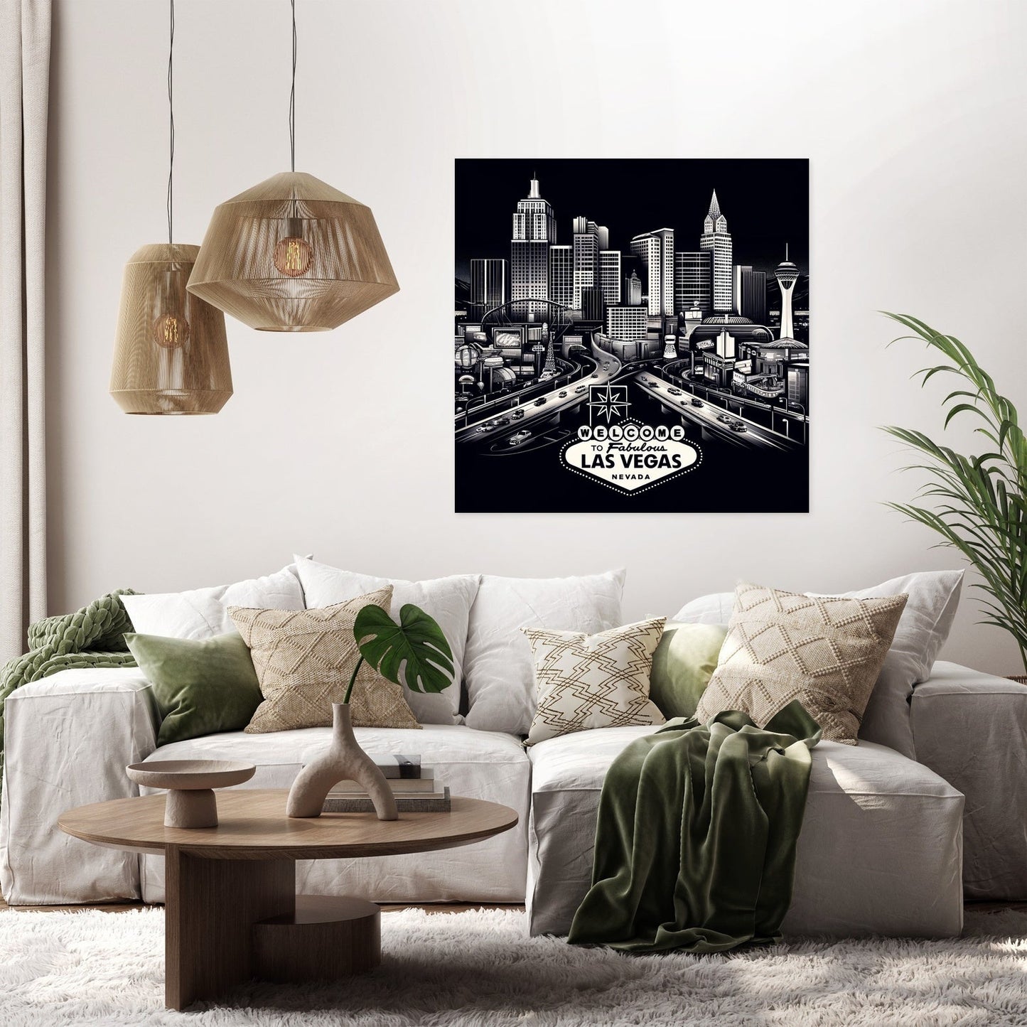 Vegas Nightscape Canvas