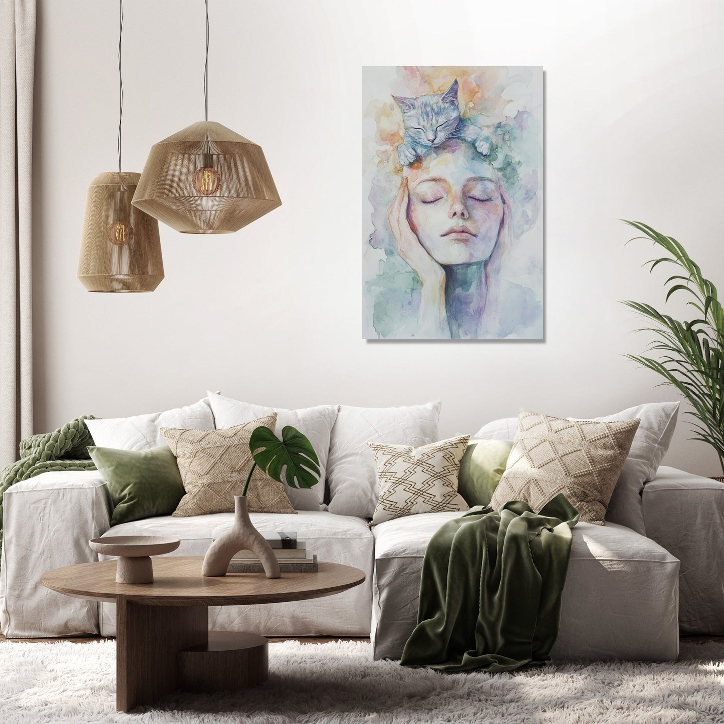 Feline Reverie Canvas