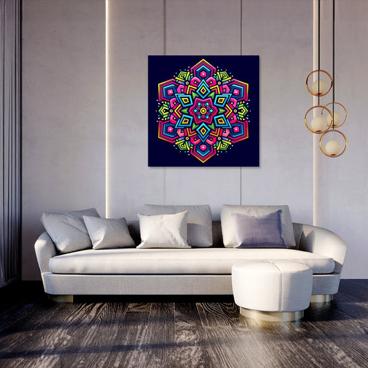 Vibrant Interlock Canvas