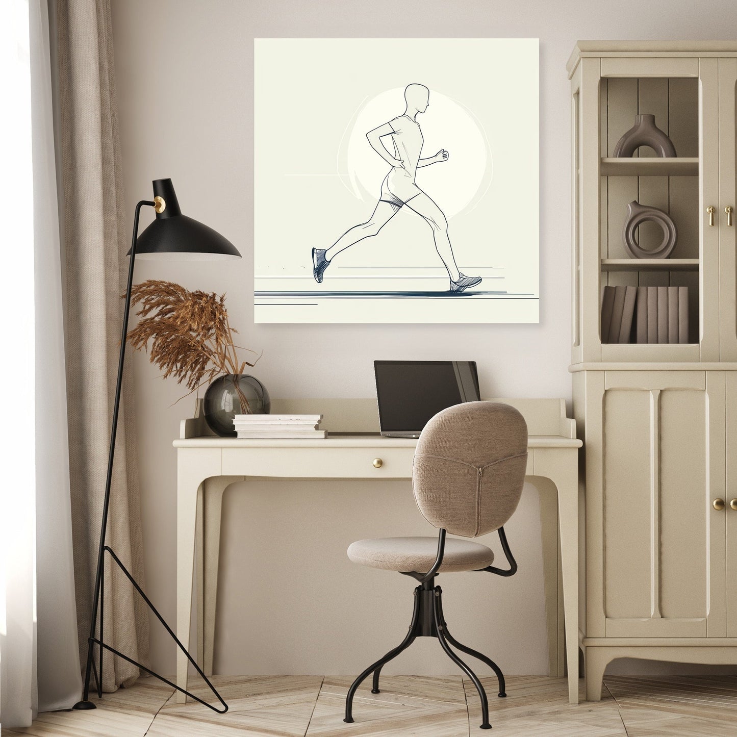 Graceful Runner Canvas