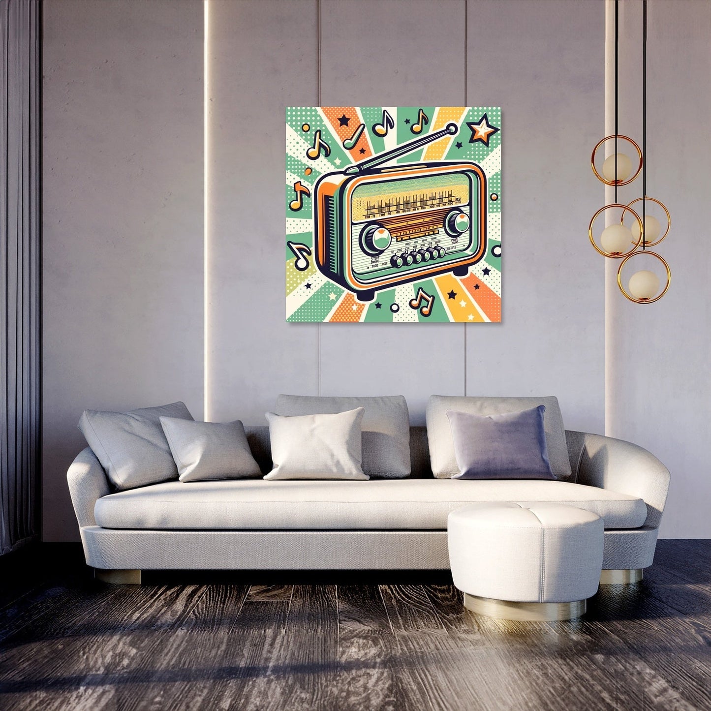 Retro Radio Canvas