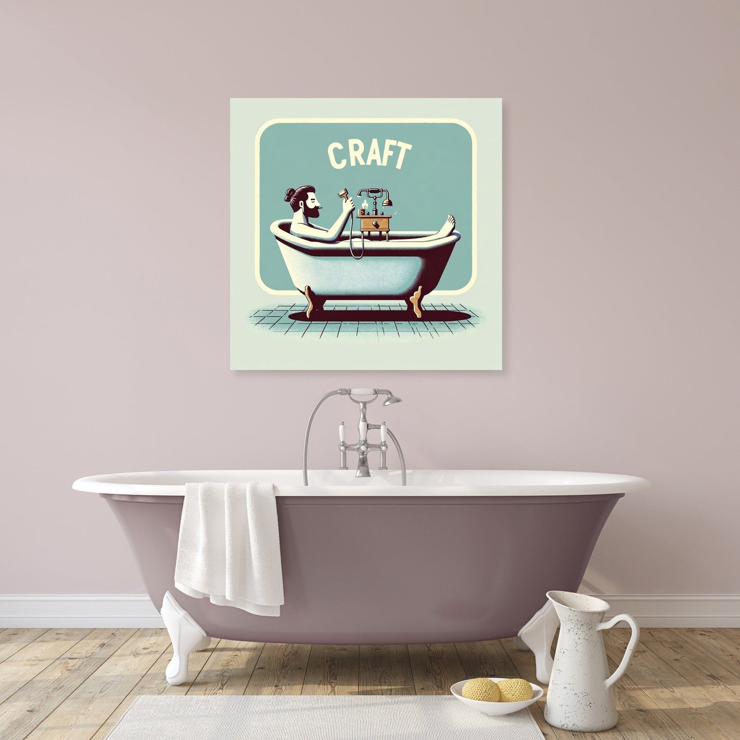 Retro Relaxation Canvas