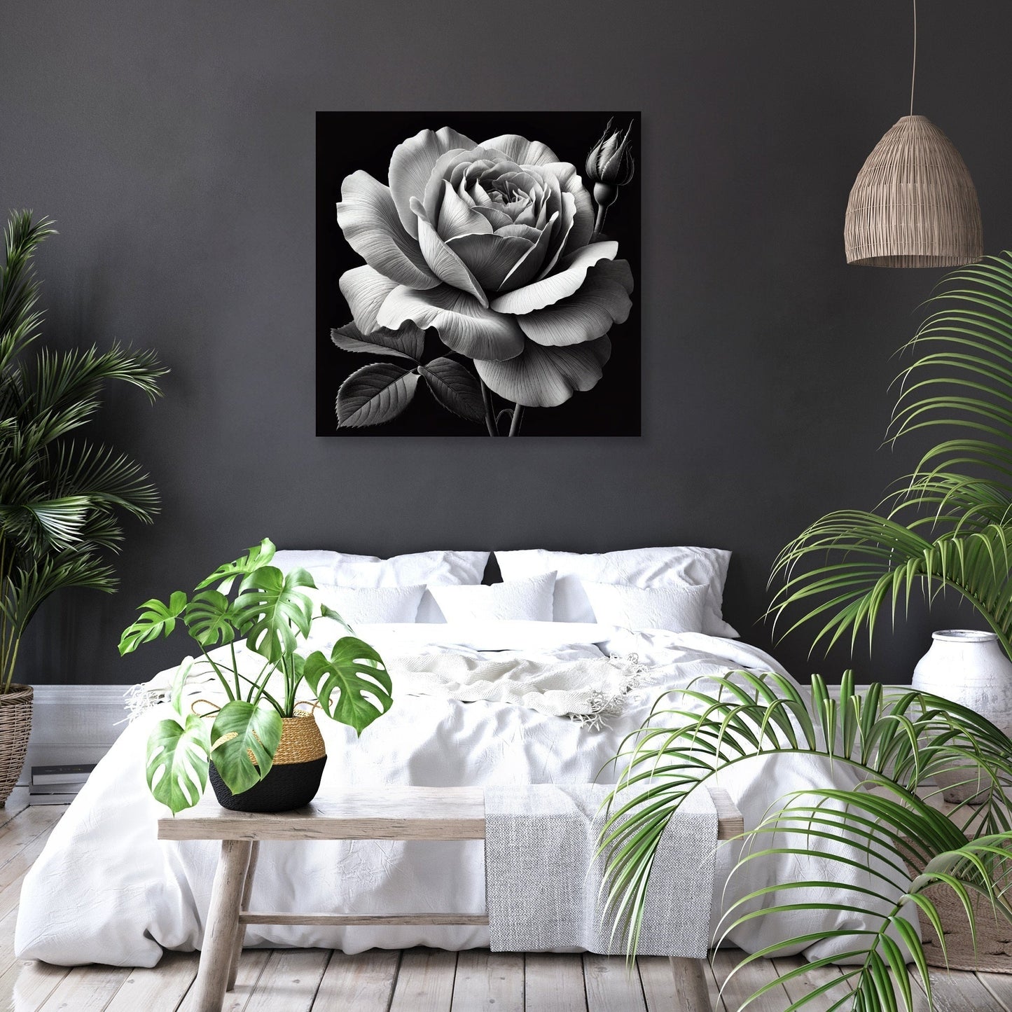 Velvet Bloom Canvas