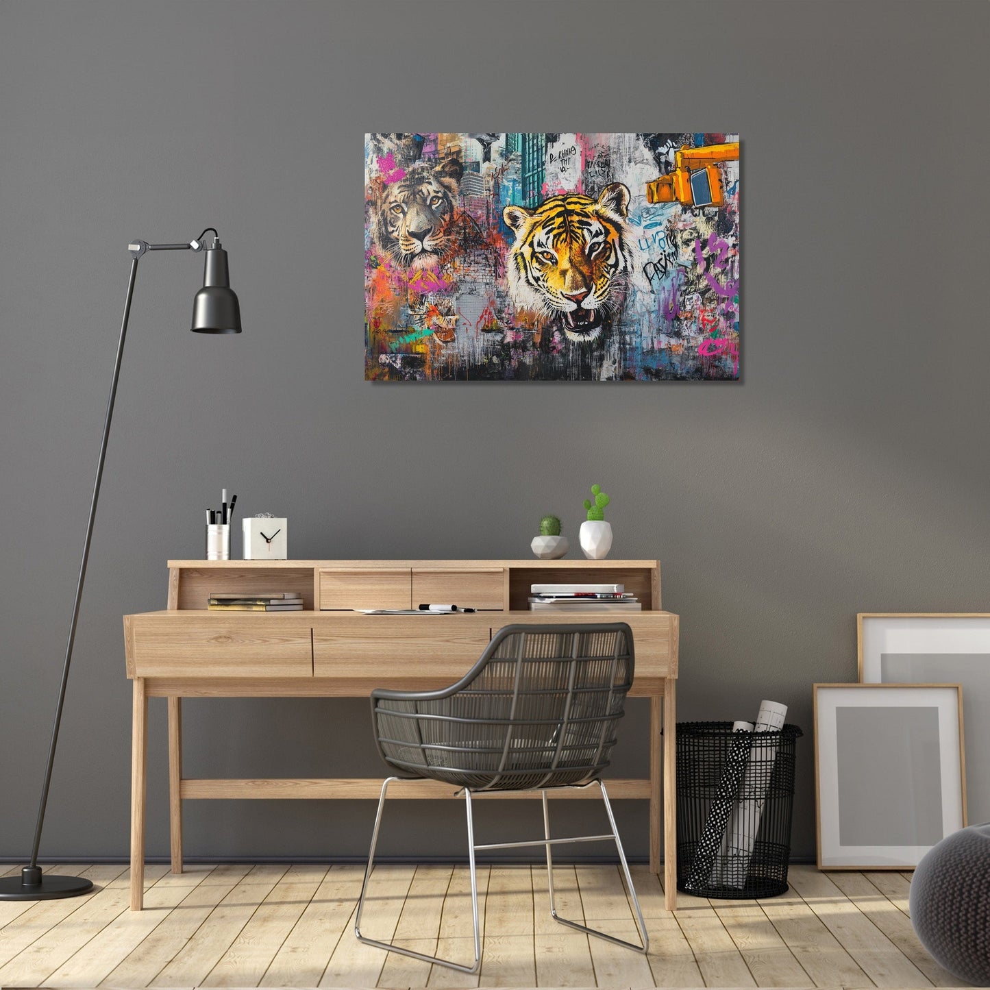 Urban Jungle Animals Canvas