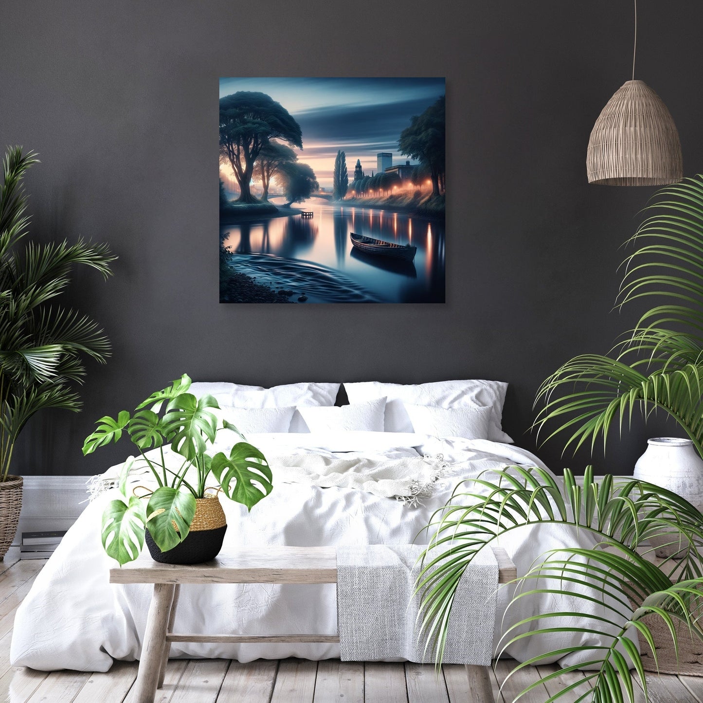 Belfast Whispers of the Lagan Canvas