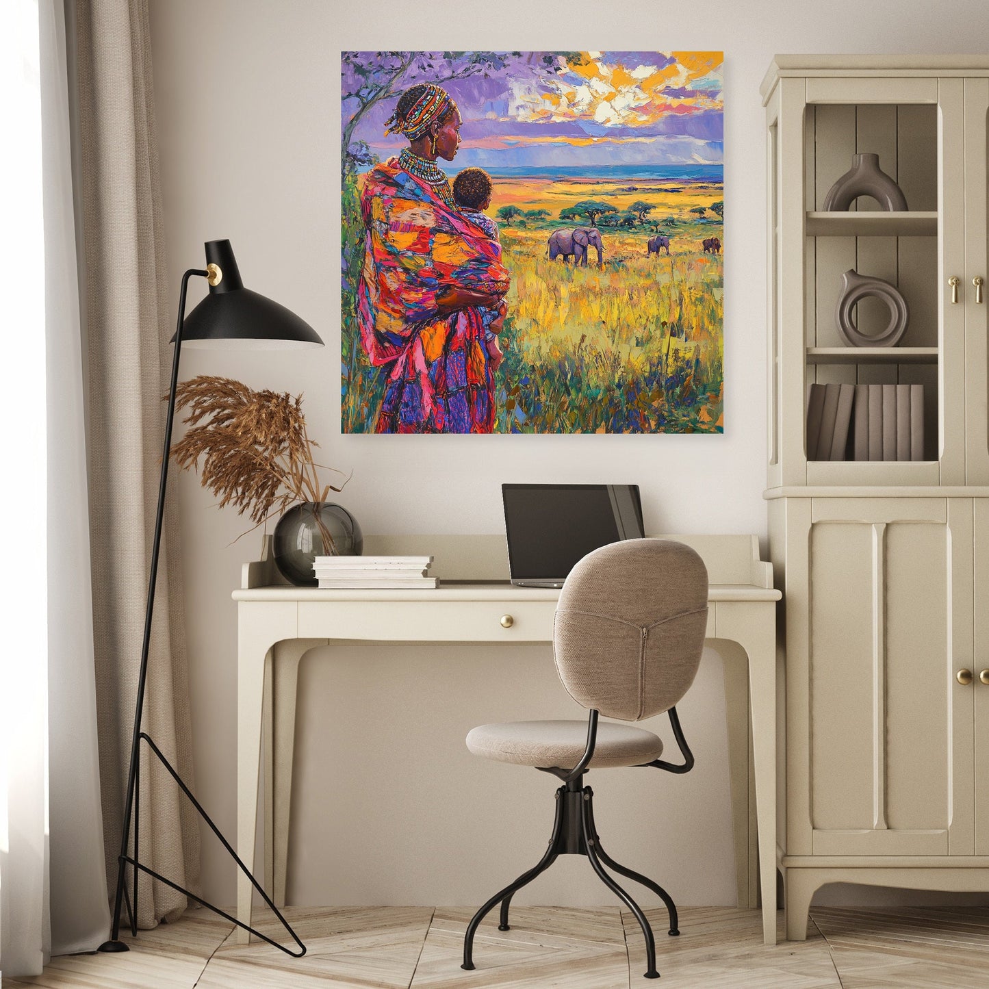 Warrior Mother Canvas