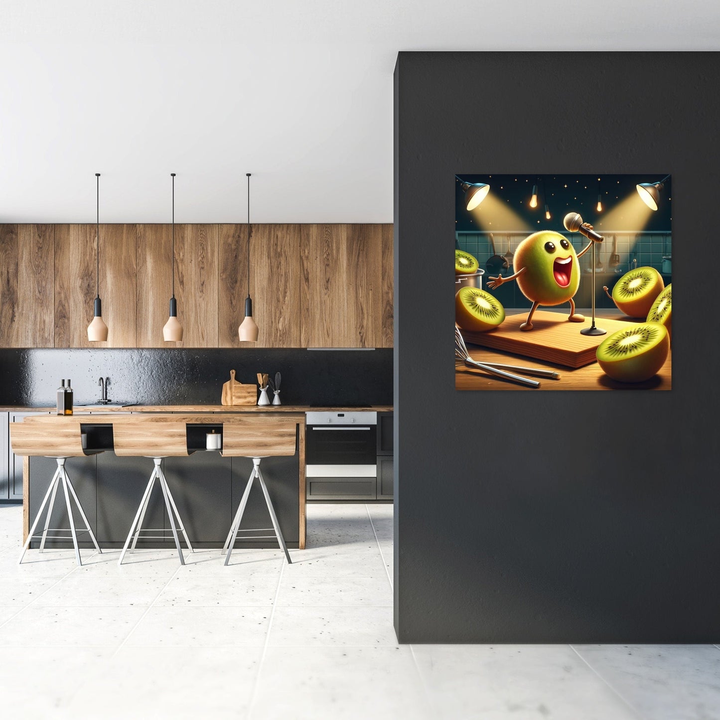 Kiwi Karaoke Night Canvas