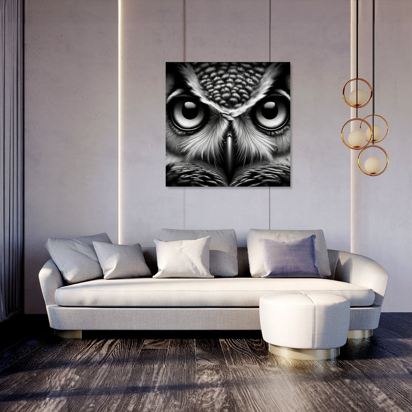Gaze of the Night Canvas
