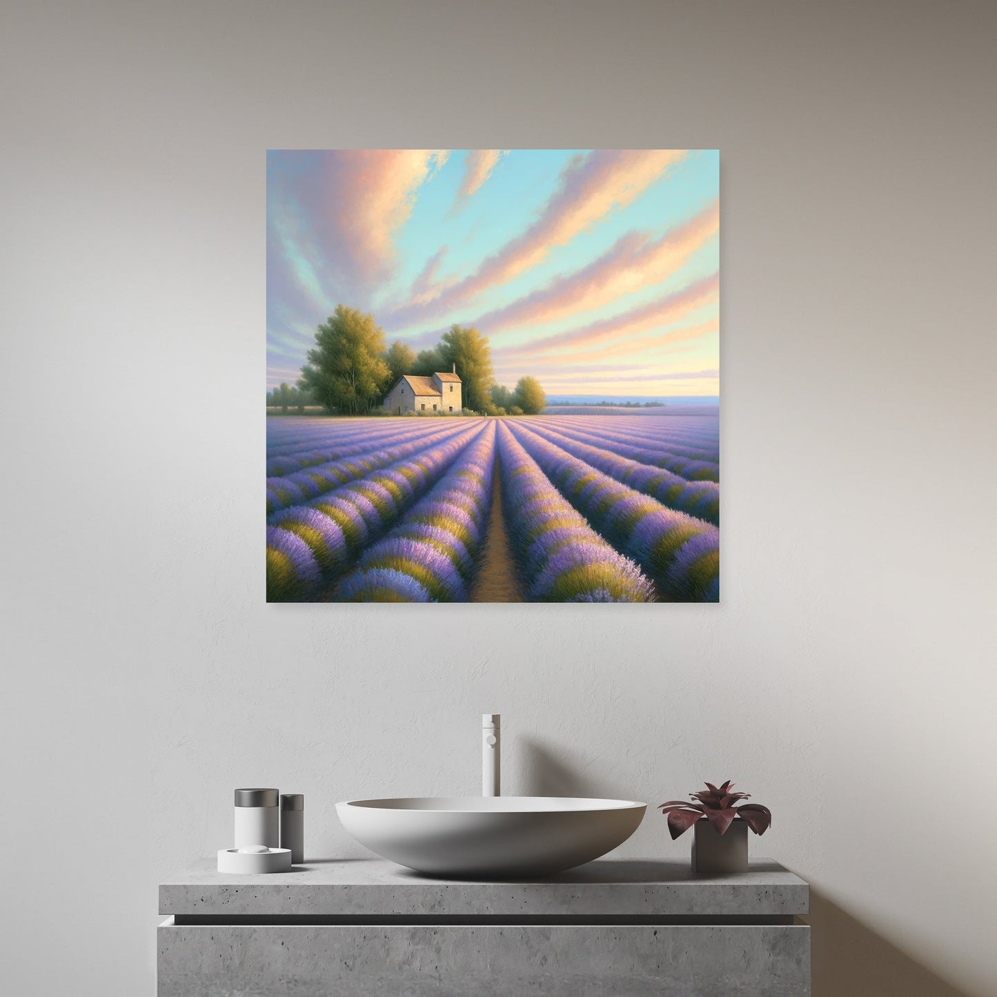 Lavender Fields Harmony Canvas