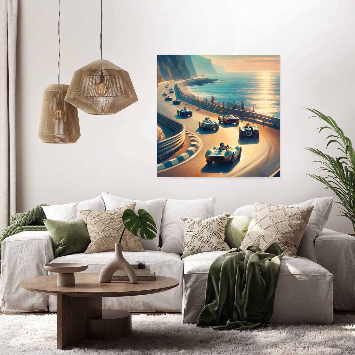 Coastal Road Racer Canvas