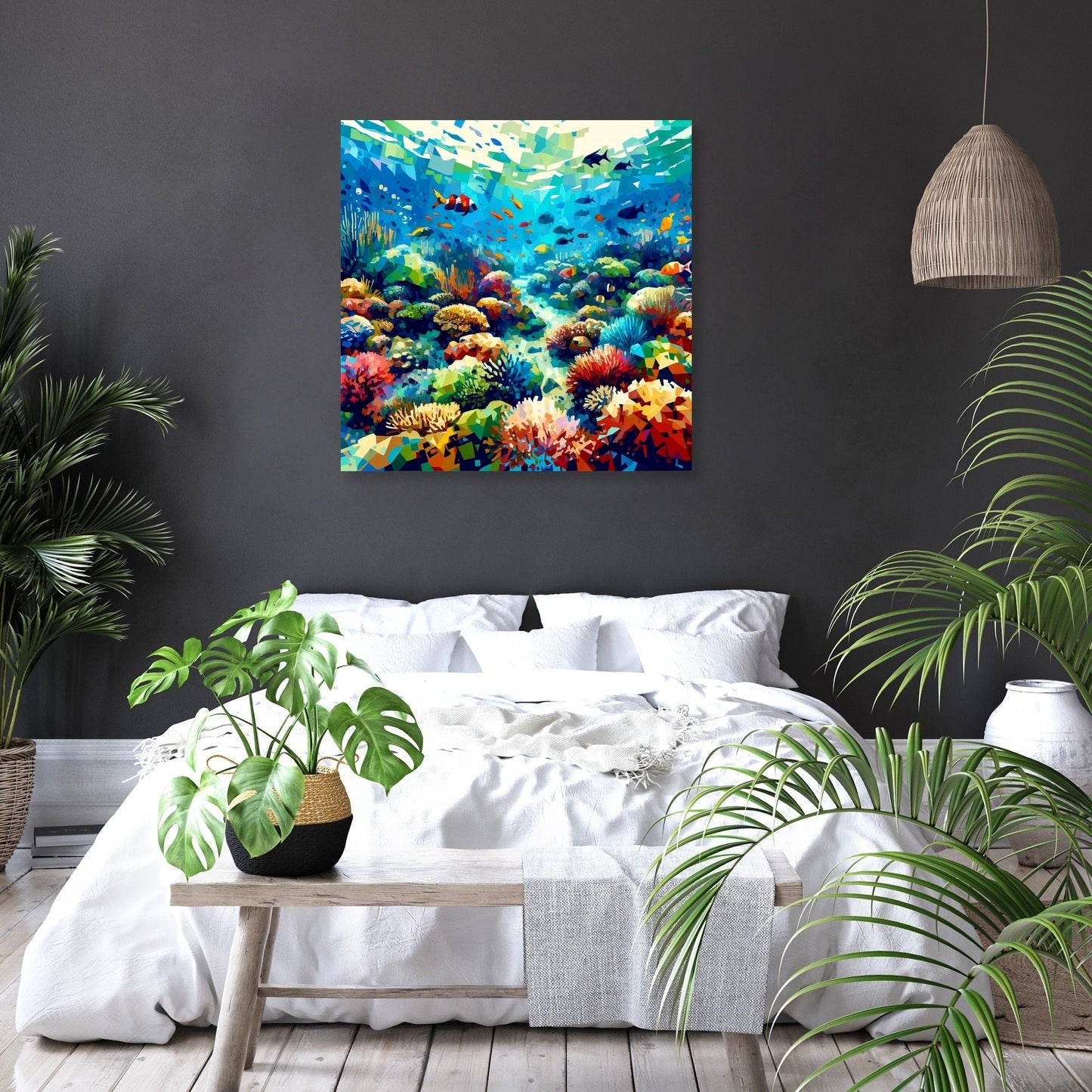 Great Barrier Reef Abstract Canvas