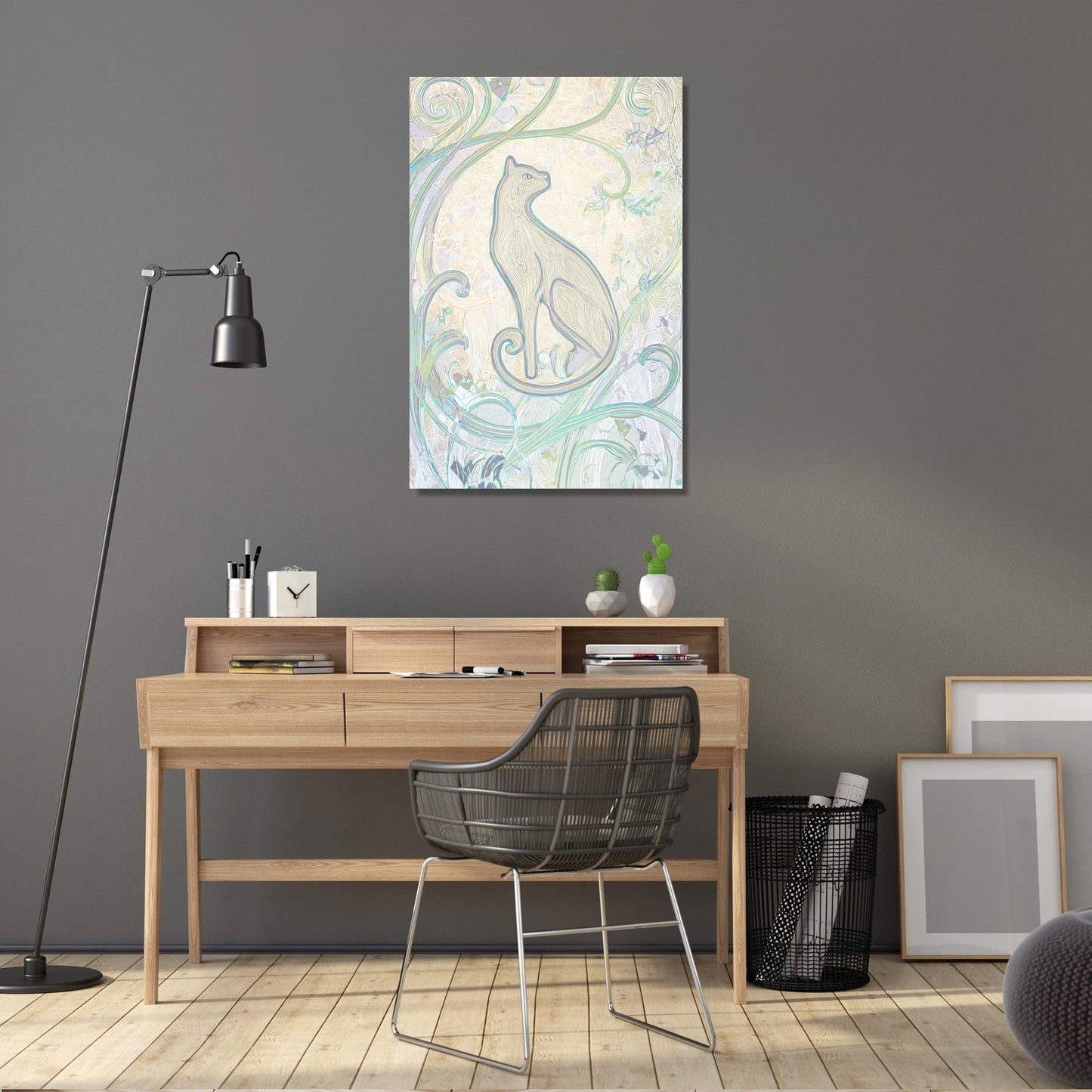 Feline Graceful Elegance Canvas