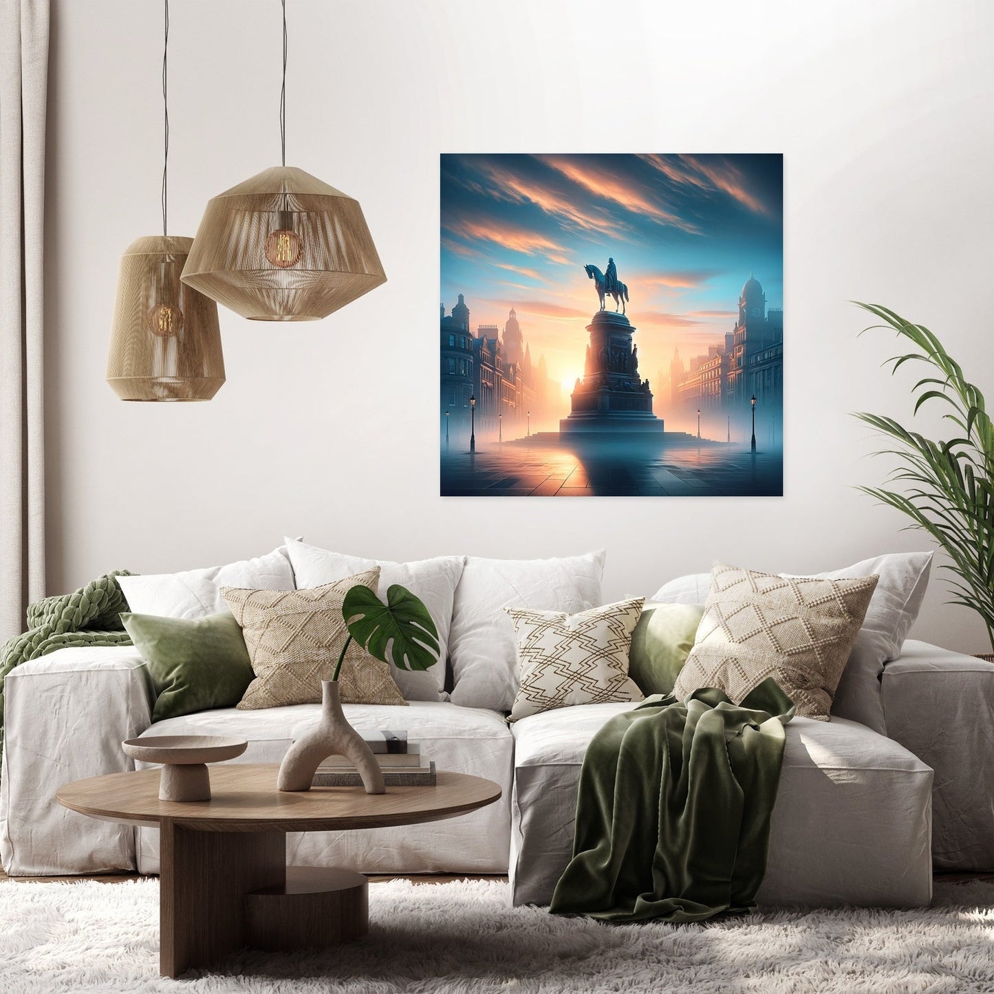Dawn at Grey's in Newcastle Canvas