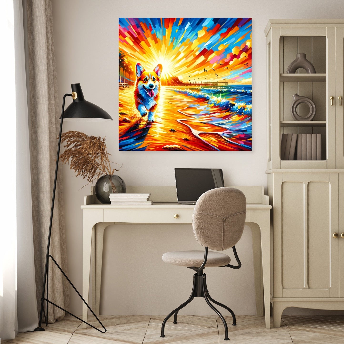 Sunset Frolic Canvas