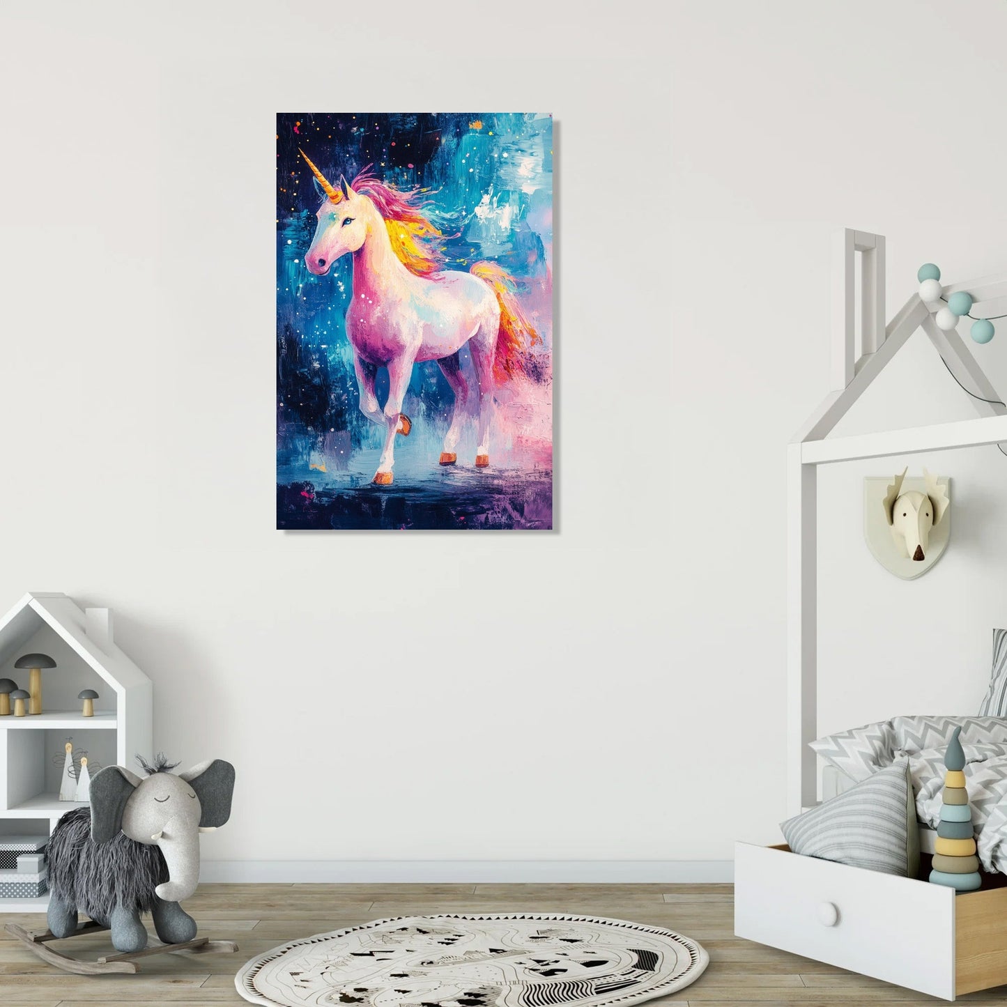 Twilight Unicorn Glow Canvas
