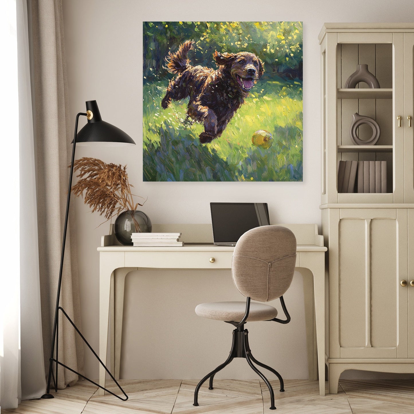 Fetching Joy Canvas