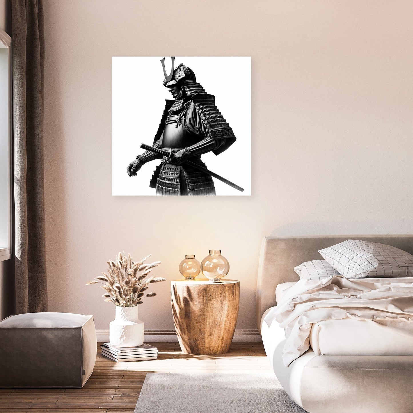 Samurai Stance Canvas