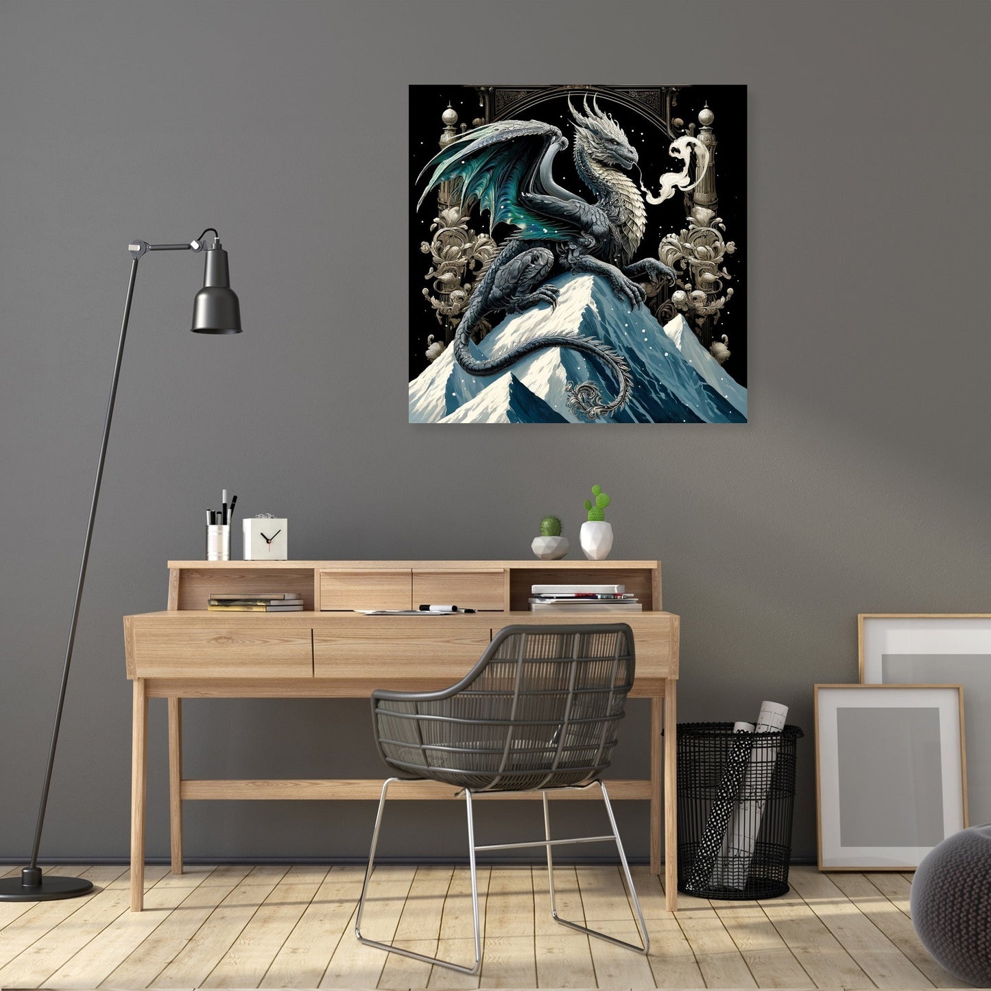 Mountain Majesty Dragon Canvas