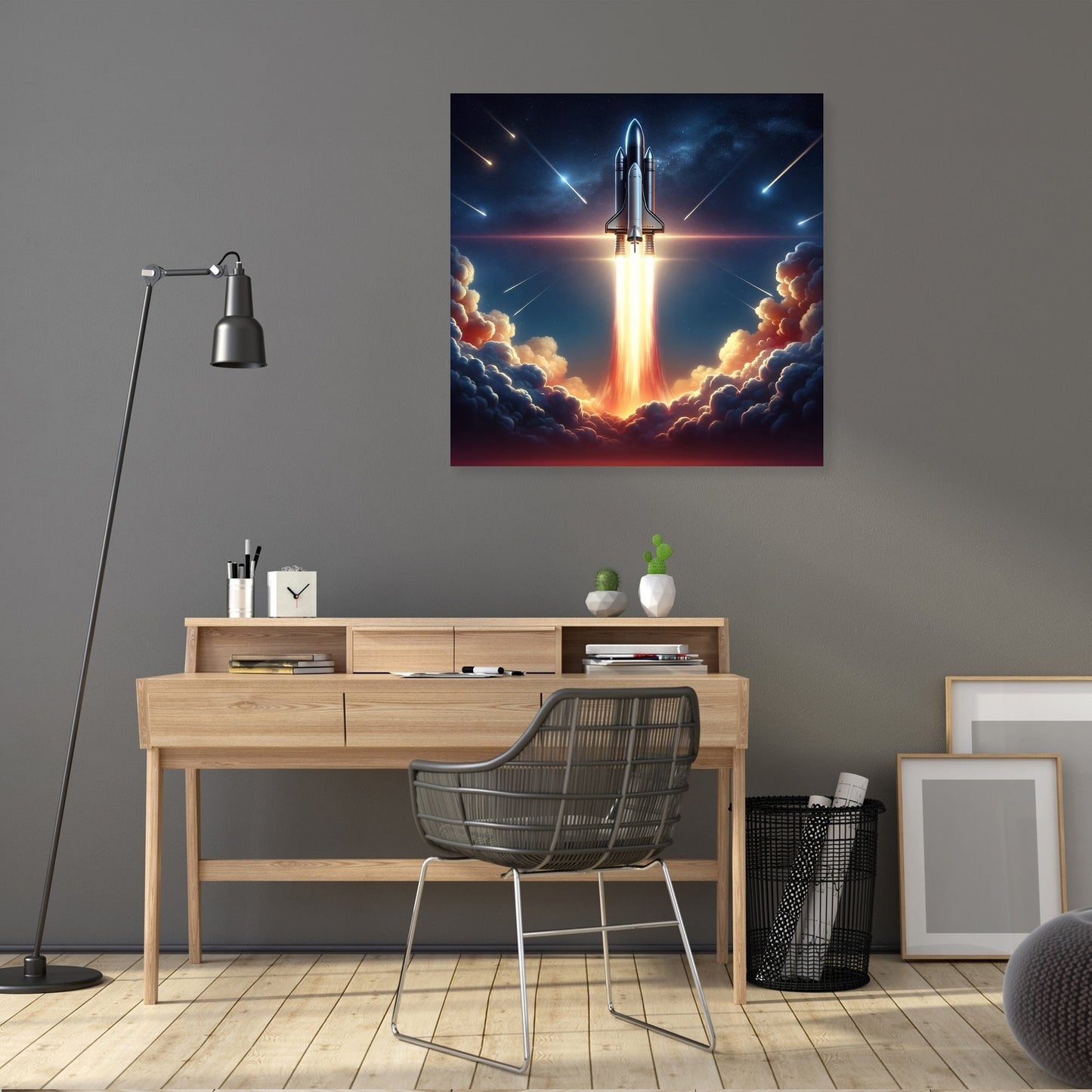 Rocket Liftoff Canvas