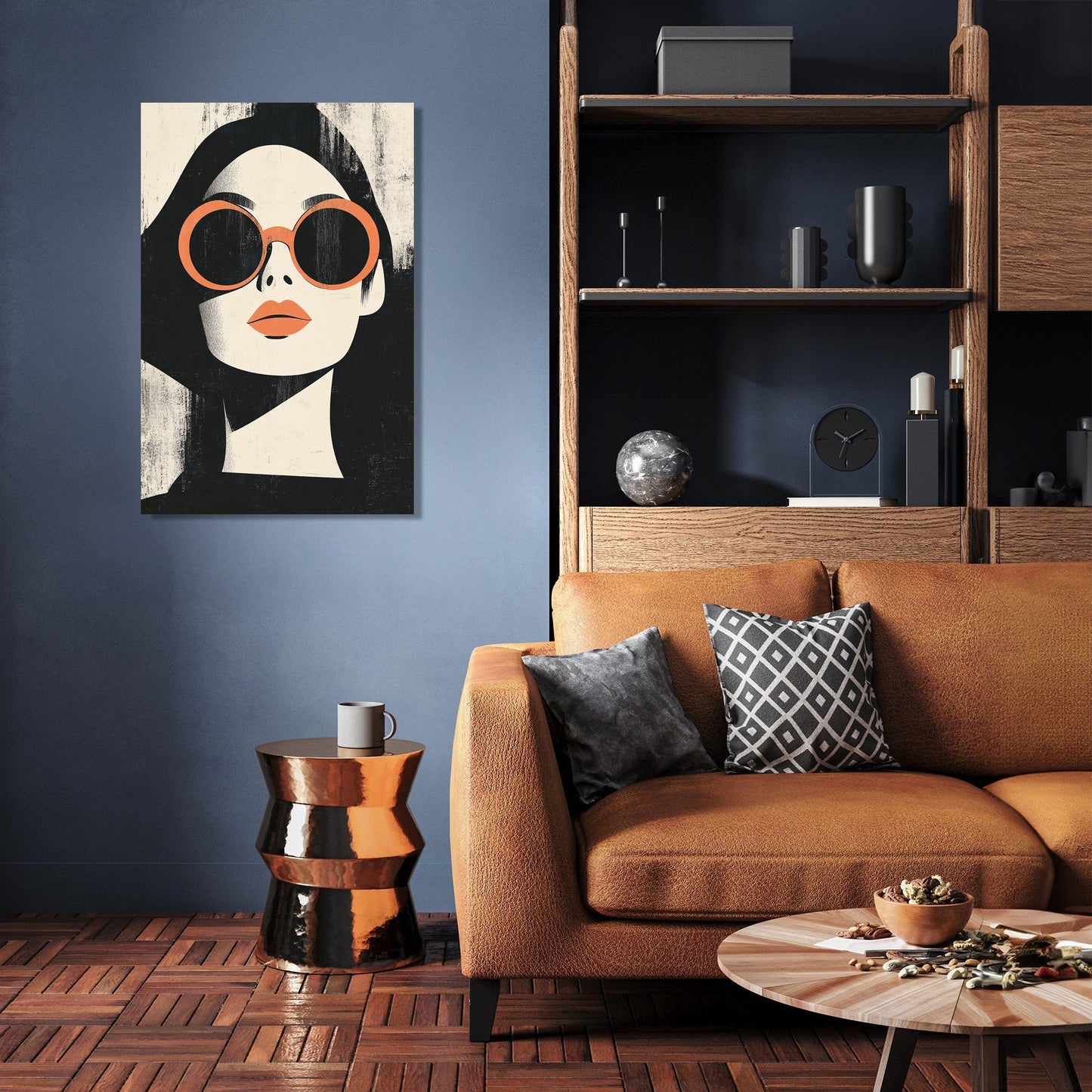 Reflective Gaze Canvas