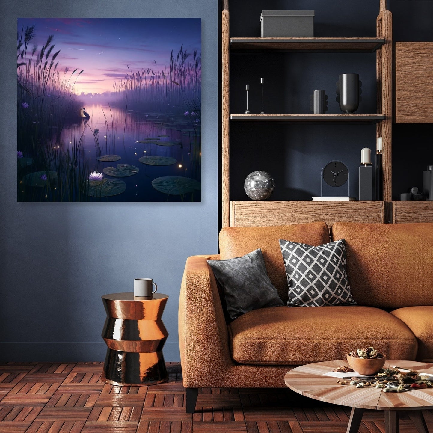 Twilight Wetland Canvas