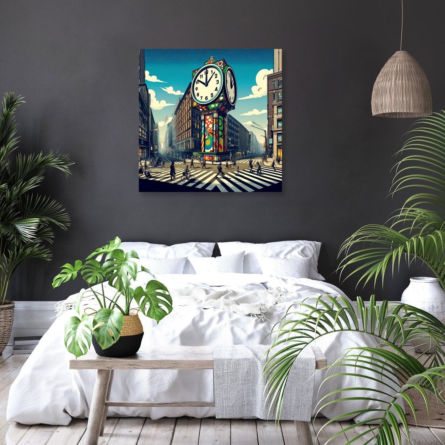 Time's Whimsy Avenue Canvas