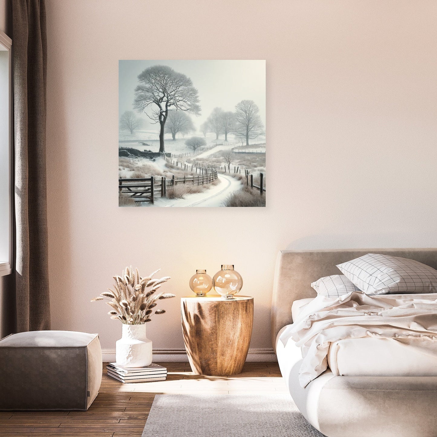 Winter Countryside Canvas