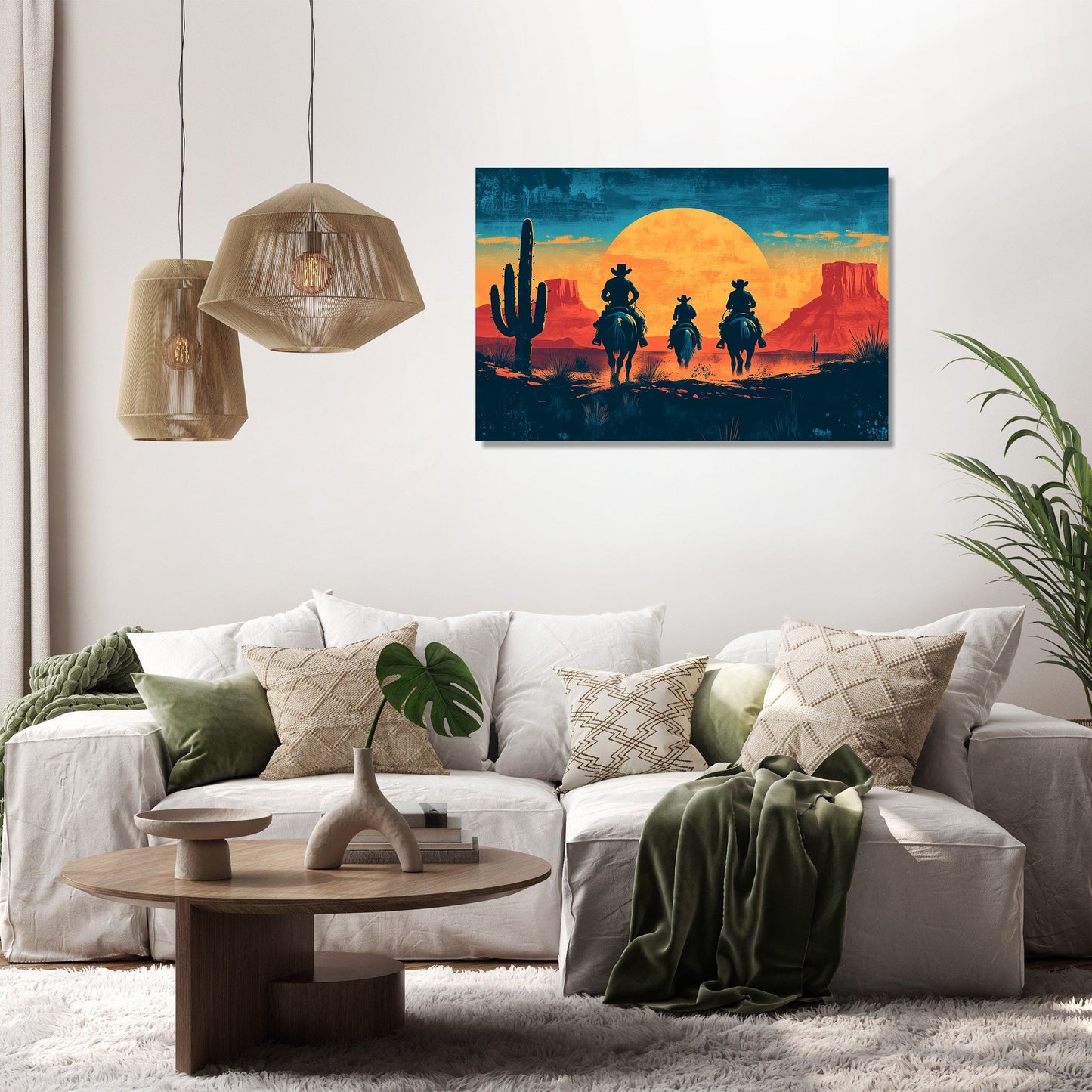Cowboy Frontier Canvas