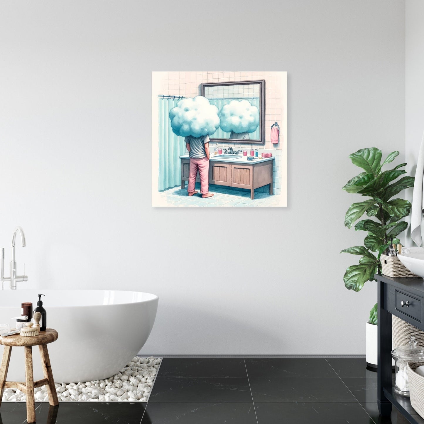 Mirror Reflections Comedy Canvas